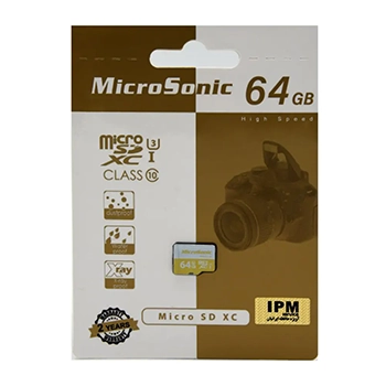 رم microSD میکروسونیک U3 C10 90MB/s ظرفیت 64 گیگابایت